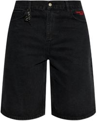 Carne Bollente - Heart-Embroidery Shorts - Lyst