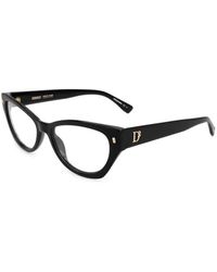 DSquared² - Brille Mit Cat-Eye-Gestell - Lyst