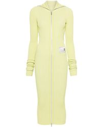 Maison Mihara Yasuhiro - Logo-Patch Midi Dress - Lyst