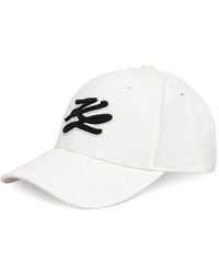 KARL LAGERFELD - Baseballkappe Mit Logo-Patch - Lyst