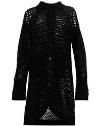 DIOTIMA - Open-Knit Cardi-Coat - Lyst