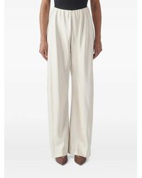 MEIMEIJ - Elasticated-Waist Wide-Leg Trousers - Lyst