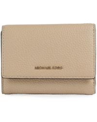 Michael Kors - Grained-Leather Trifold Wallet - Lyst