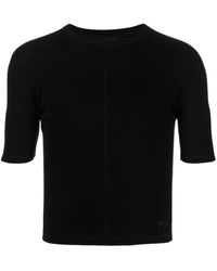 Y-3 - Crew-neck Organic Cotton T-shirt - Lyst