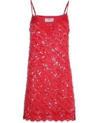Ermanno Scervino - Embellished Mini Dress - Lyst