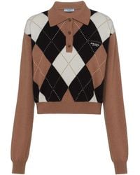 Louis Vuitton Game On Contrast Stripe Polo Top in Black