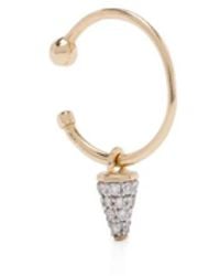 Rainbow K - 14K Peak Diamond Earring - Lyst