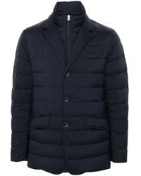 Herno - Quilted Lightweight Down Coat With High Collar - Lyst