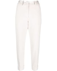 Peserico - Tapered-leg Cropped Trousers - Lyst