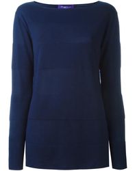 Ralph Lauren - Pullover Mit U-Boot-Ausschnitt - Lyst