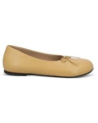 Paloma Wool - Napoli Bow-Detail Leather Ballet Flats - Lyst