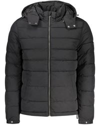 Guess - Hooded Quilted Jacket - Lyst