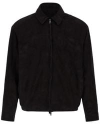Giorgio Brato - Chaqueta Con Cuello Camisero De Ante - Lyst