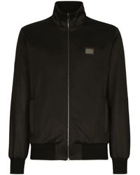 Dolce & Gabbana - Sweatshirt Mit Logo-Schild - Lyst
