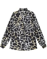 Maliparmi - Giraffe-Print Button-Down Shirt - Lyst