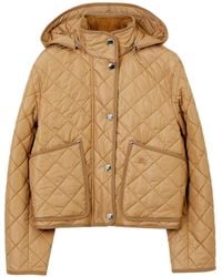 Burberry - Diamond Quilted Jacket - Lyst