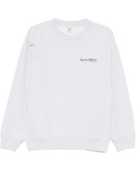 Sporty & Rich - Run Club Sweatshirt - Lyst