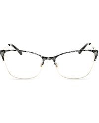 Bebe - Lace-Pattern Cat-Eye Glasses - Lyst