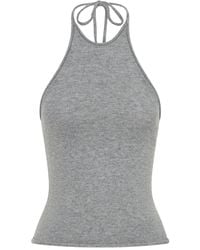 Christopher Esber - Halterneck Cashmere Top - Lyst