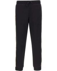EA7 - Logo-Tape Track Pants - Lyst