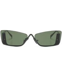 Prada - Runway Rectangle-frame Sunglasses - Lyst