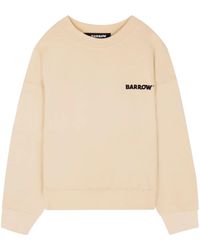 Barrow - Logo-Embroidered Sweatshirt - Lyst