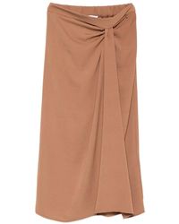 PHILIA LOFT - Knot Midi Skirt - Lyst