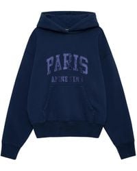 Anine Bing - Debbie Shrunken Hoodie Paris - Lyst