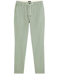 Scotch & Soda - Warren Striped Drawstring-Detail Straight-Fit Cotton Trousers - Lyst