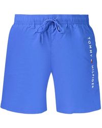 Tommy Hilfiger - Logo-Print Drawstring Swim Shorts - Lyst