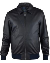 Billionaire - Zip-Up Leather Jacket - Lyst