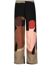 Amir Slama - Graphic-Print Silk Shirt - Lyst