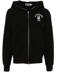A Bathing Ape - Hoodie mit Logo-Print - Lyst