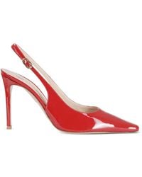 Roberto Festa - Pointed-Toe Slingback Leather Pumps - Lyst