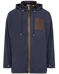 Loewe - Nylon Hooded Jacket - Lyst