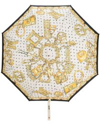 Dames Accessoires voor voor Paraplus voor Moschino Paraplu Met Hartprint in het Rood 