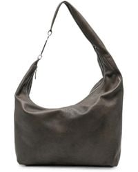 Rick Owens - Sac Porté Épaule Oversize Gemini En Cuir Grainé - Lyst