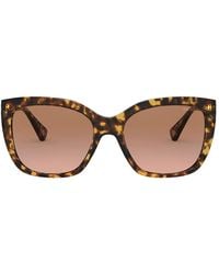 Polo Ralph Lauren - Tortoiseshell-Effect Square-Frame Sunglasses - Lyst