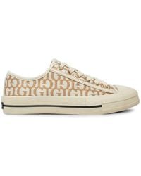Guess - Monogram Lace-Up Sneakers - Lyst