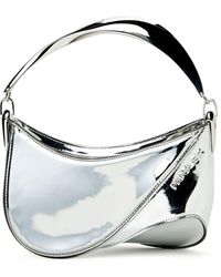 Mugler - Small Spiral Curve 01 Foiled Tote Bag - Lyst