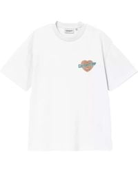 Carhartt - Heart-Logo T-Shirt - Lyst