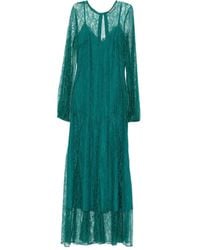 Twinset - Lace-Overlay Keyhole Dress - Lyst