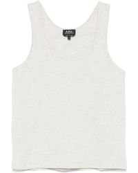 A.P.C. - Embroidered-Logo High-Neck Sweater - Lyst