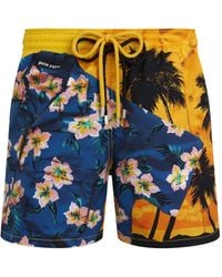 Vilebrequin - X Palm Angels Costume Da Bagno Hawaiin Mix - Lyst