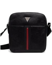 Guess - Logo-Plaque Striped Belt Bag - Lyst