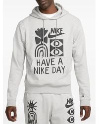 Nike - Graphic-Print Pullover Hoodie - Lyst