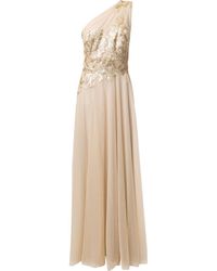 Tadashi Shoji Asymmetrische Avondjurk - Bruin