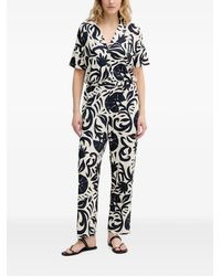 Ouí - Leaf-Print Jumpsuit - Lyst
