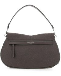 Gianni Chiarini - Medium Helena Round Ostrich-Effect Shoulder Bag - Lyst