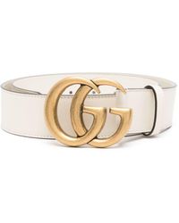 Gucci - gg Marmont Leather Belt - Lyst